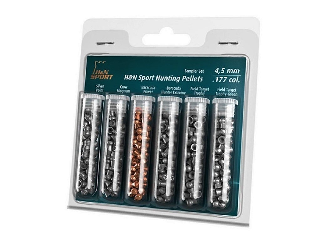 H&N Hunting Pellets Sampler Set 4.50mm Airgun Pellets 6 pack